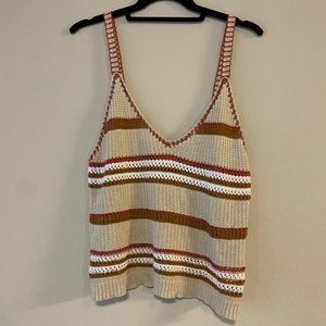 Altar’d State Crochet Tank Sz Large! NWOT